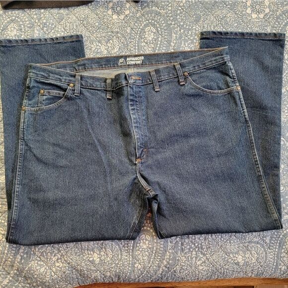 WRANGLER MEN'S PREMIUM PERFORMANCE ADVANCED COMFORT JEANS 46x30 - Picture 6 of 14